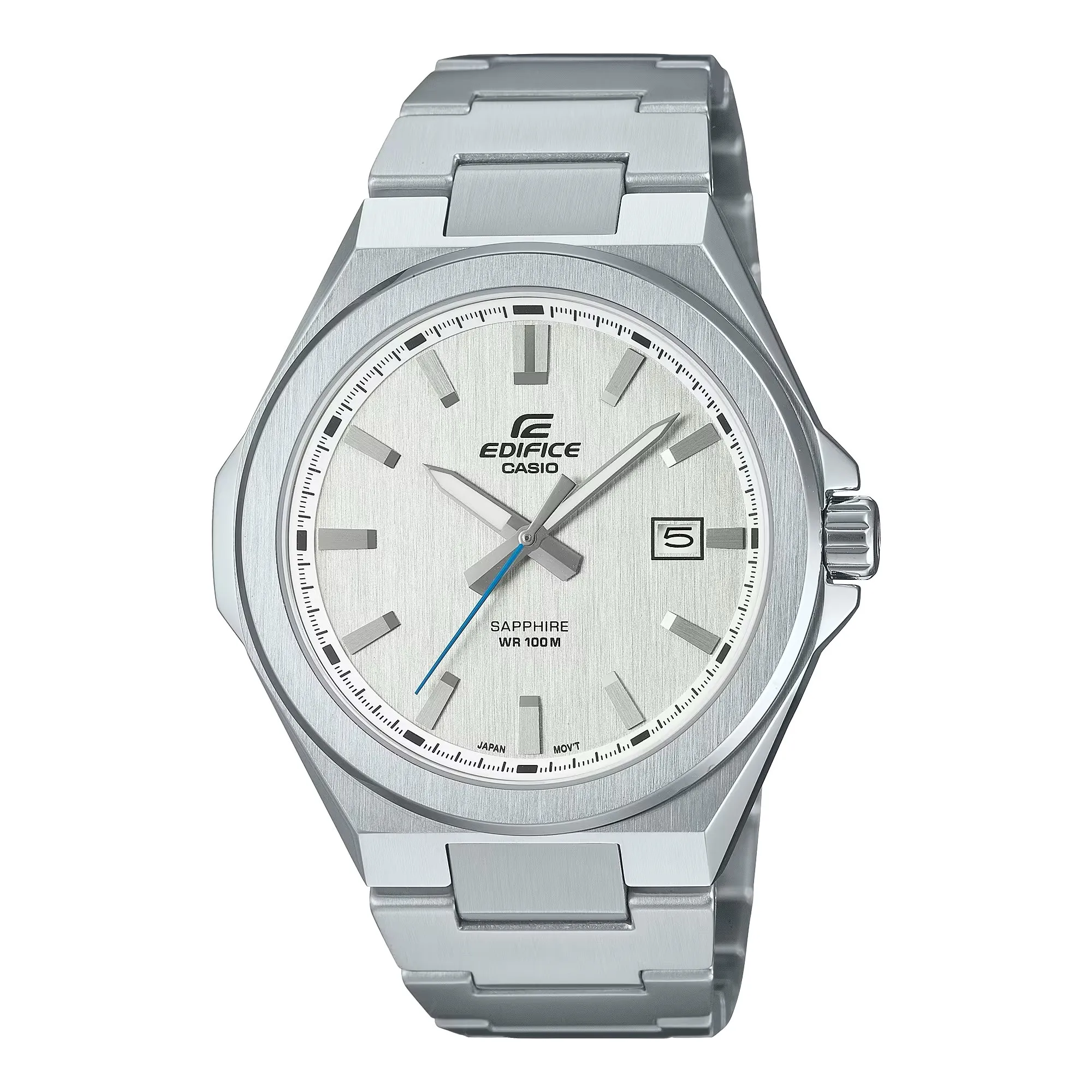 Casio Efb-108D-7Av 45Mm 100M Wr Orologio Con Cinturino In Acciaio Cristallo Zaffiro Uomo