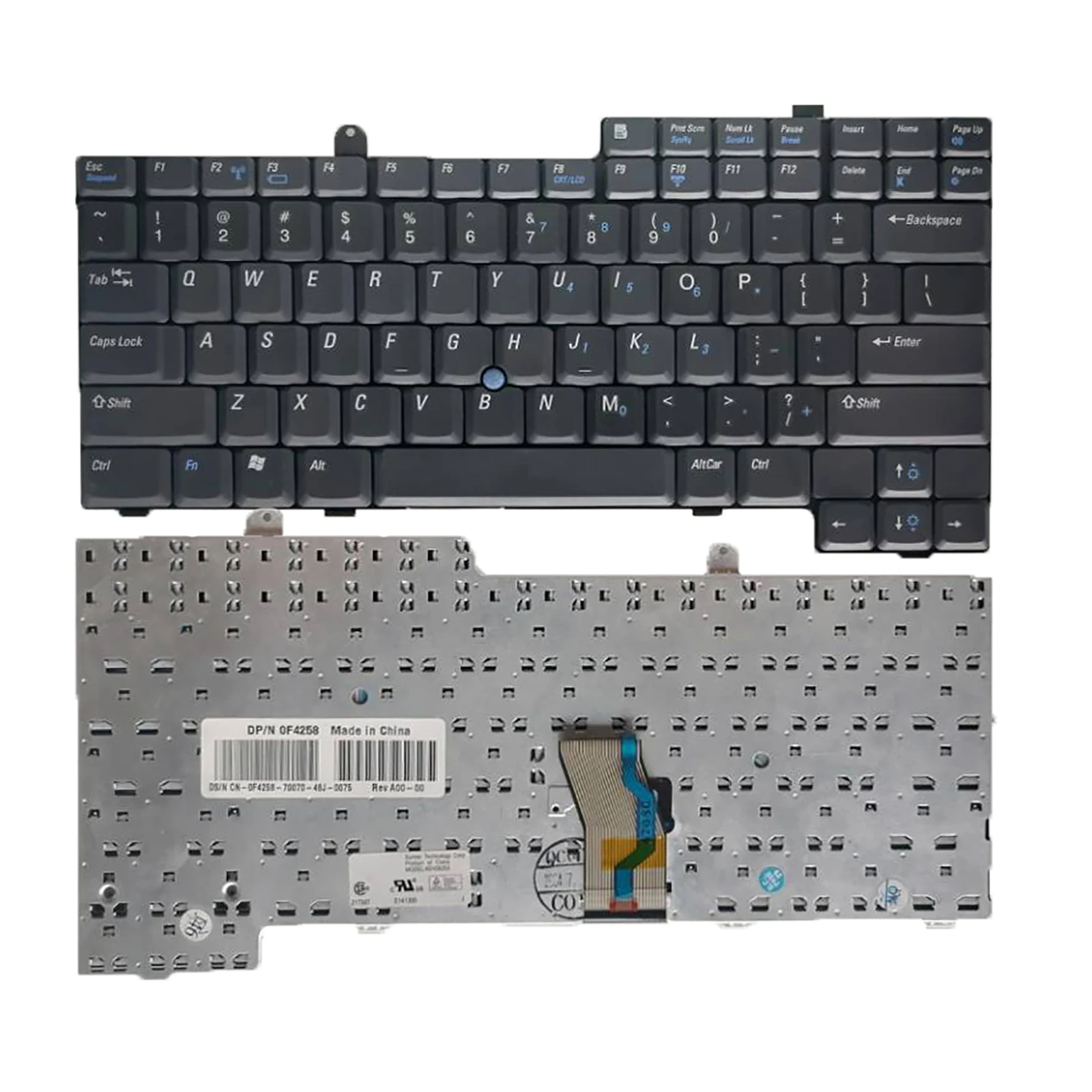 Nuova Tastiera Usa Dell Latitude D500 D600 Originale Qwerty 01 M746