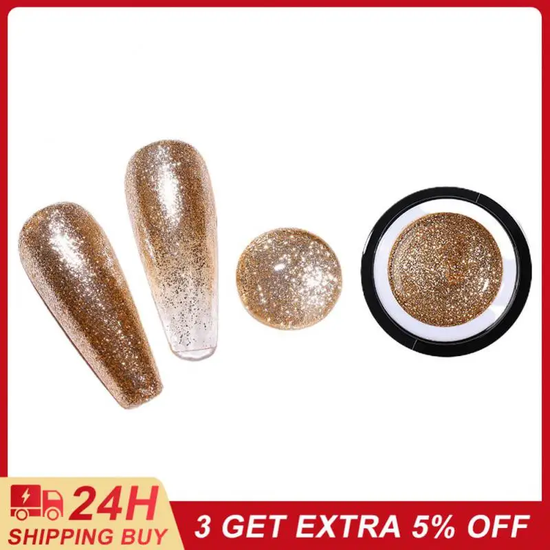 Glitter Premium Quality Rainbow Holographic Sparkling Holographic Nail Polish Glitter Polish Must-Have Colori Vivaci Riflettenti