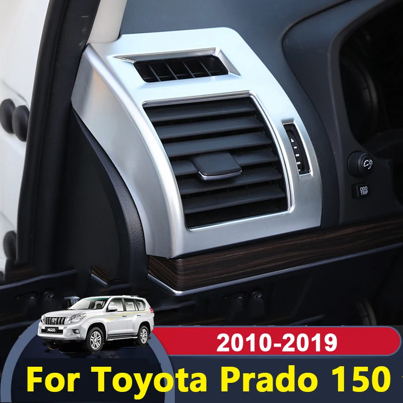 Abs Chrome Dashboard Air Vent Trim Cover Outlet Bezel Frame Guarnire Moulding Surround Per Toyota Land Cruiser Prado 150 2010-2020