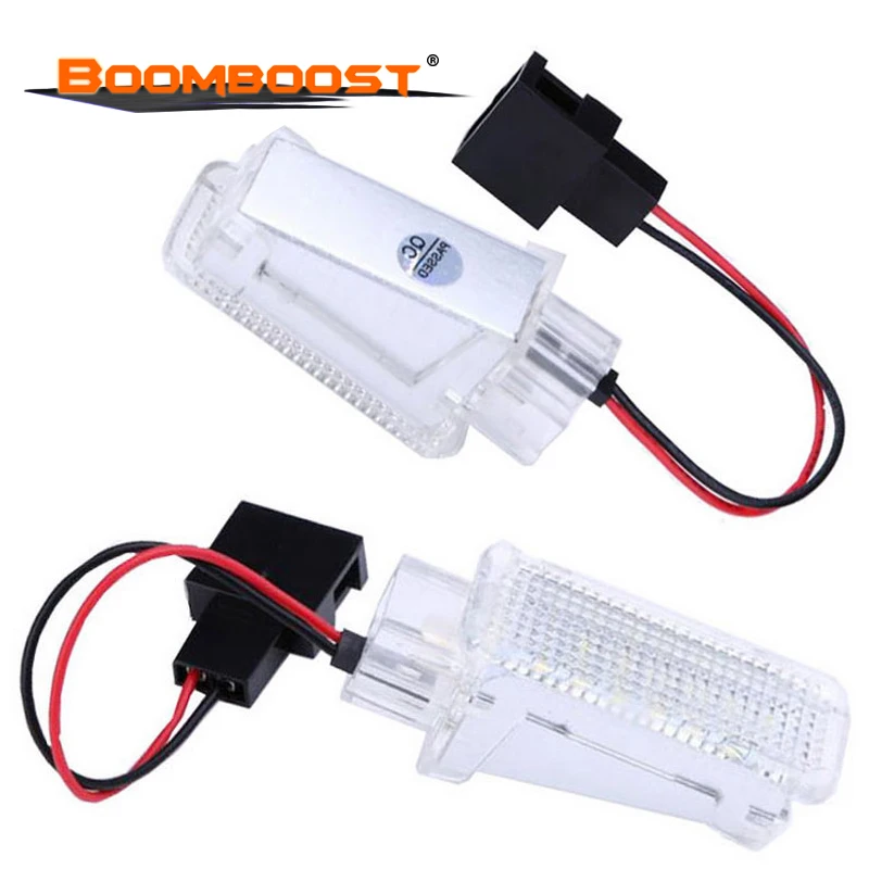Auto Led Foot-Well Light 2X Led Bianco Per Audi A1 A4 A5 A6 Q3 Q5 Q7 Door Interior Trunk Foot-Well Light Per Vw Golf