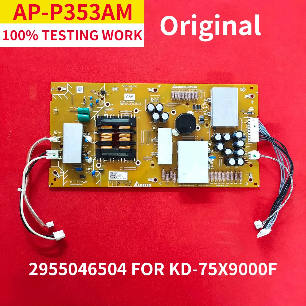 Test Originale Funzionante Per Sony Xbr-75X950G Xbr-75X900F G85 Alimentatore (Ap-P353Am B) 1-474-713-12 75 "Bravia Tv