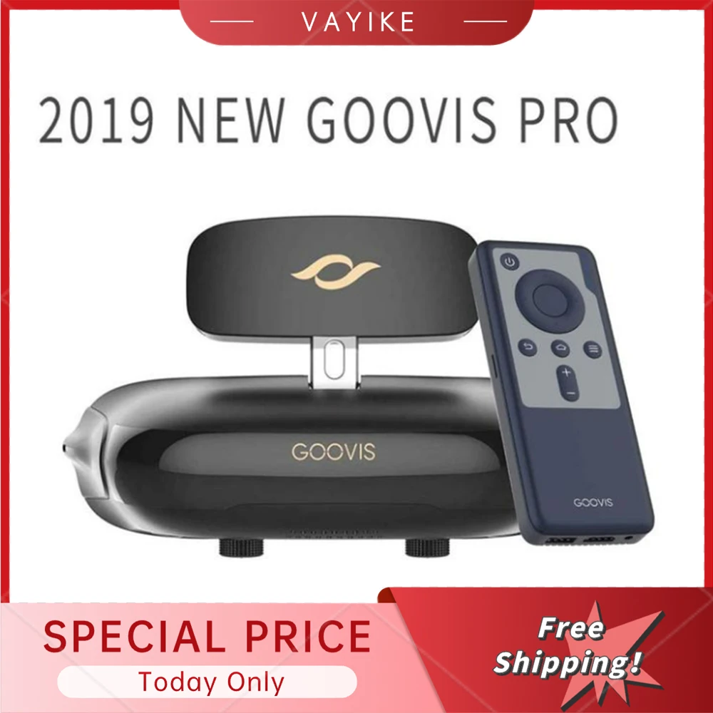 Goovis Pro Vr Headset 3D Theatre Goggles Viewer Support 4K Lettore Blu-Ray Sony 1920X1080X2 Hd Screen 4K Vr Glasses