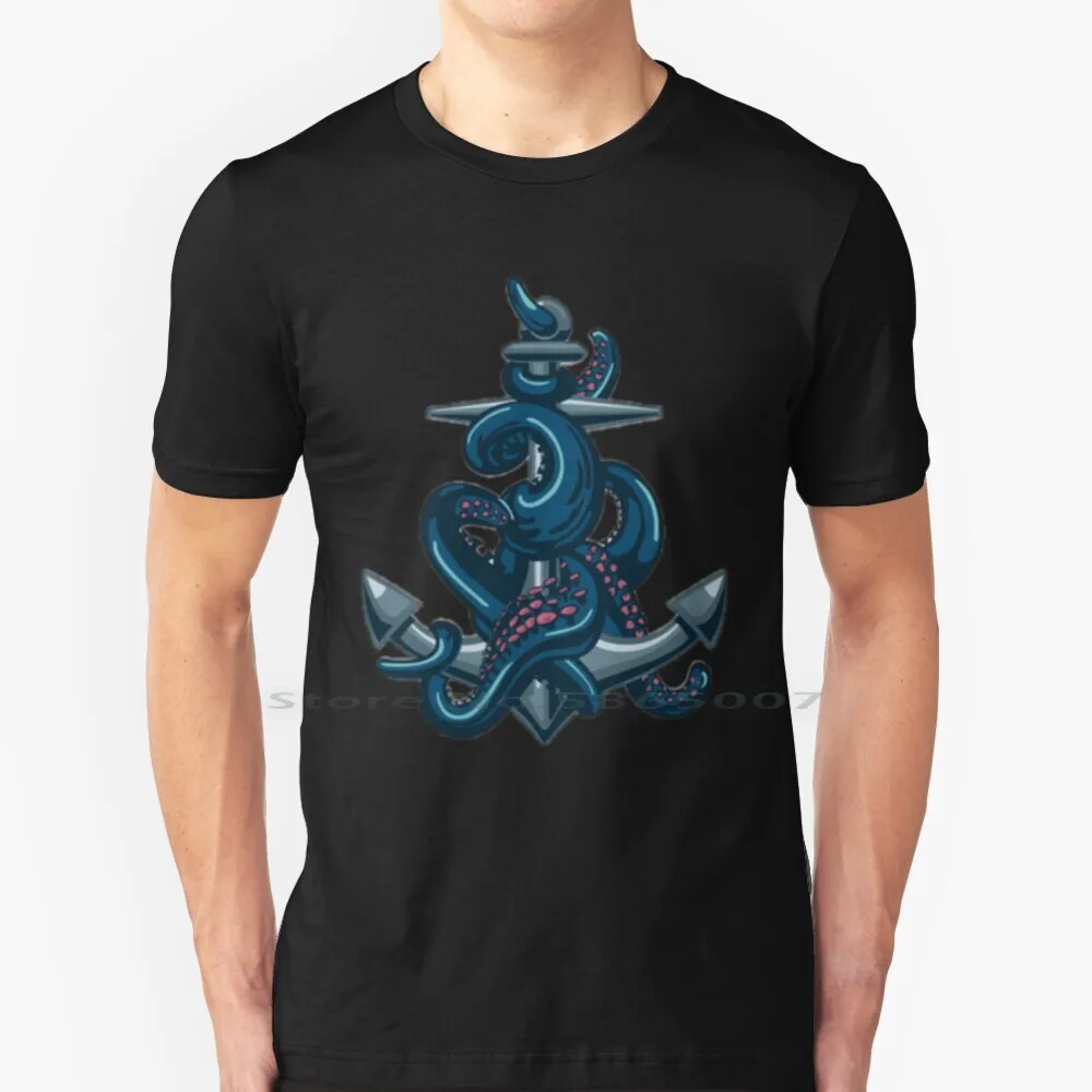 Maglietta Kraken 100% Cotone Rilascia Il Kraken Rilassa La Tendenza Kraken Washington Ocean Pacific Northwest Blue I Love The Kraken