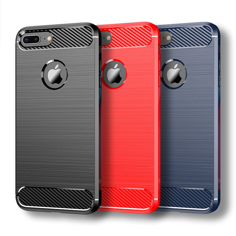 Per Iphone 8 Plus Custodia Per Apple Iphone 7 8 Plus Cover Paraurti Protettivo In Silicone Morbido Antiurto Da 5.5 Pollici Per Iphone 8 7 Plus