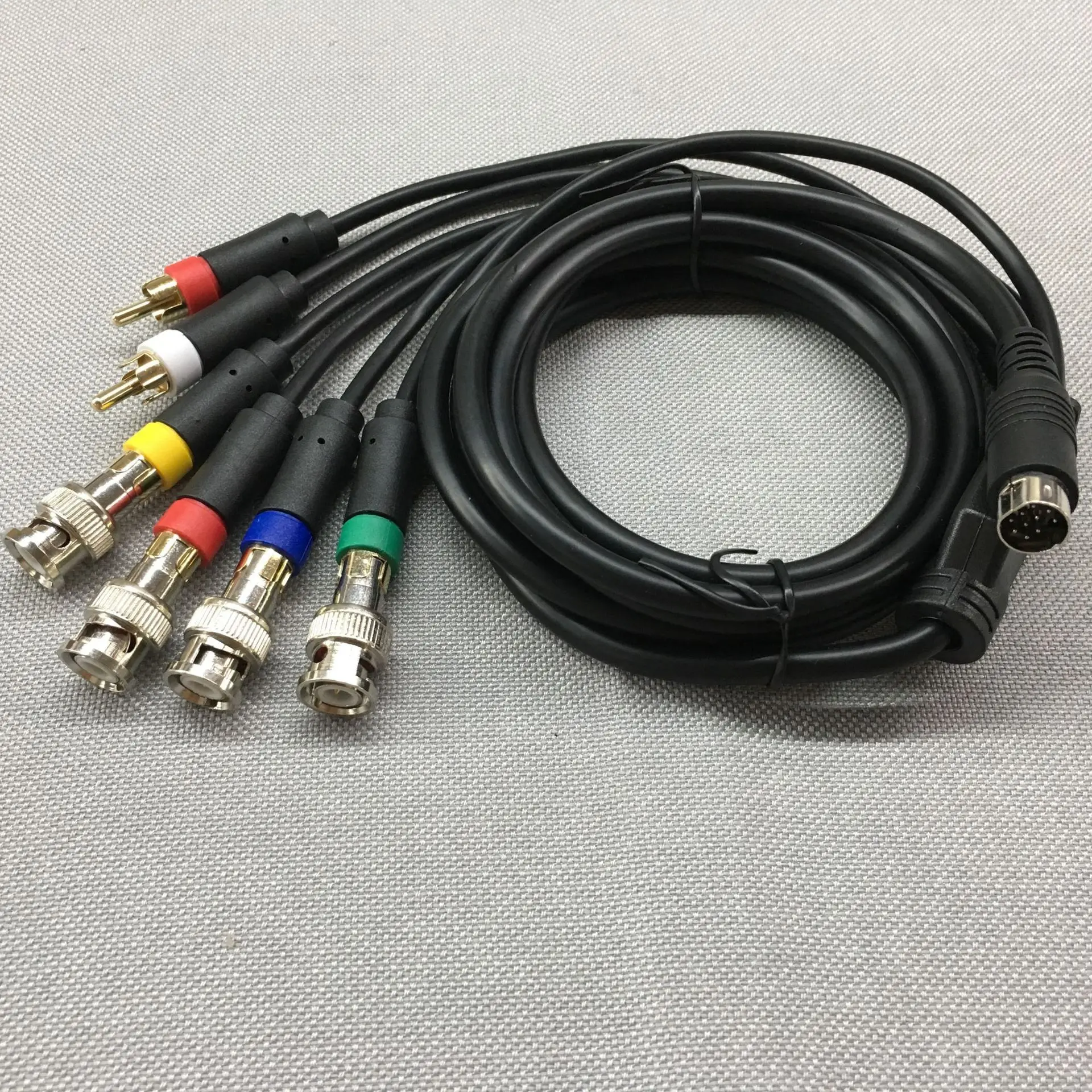 Per Sega Saturn Rgb/Rgbs Cavo Composito Rca Per Sony Pvm Bvm Nec Xm Upscaler Bnc Cavo Non Componente