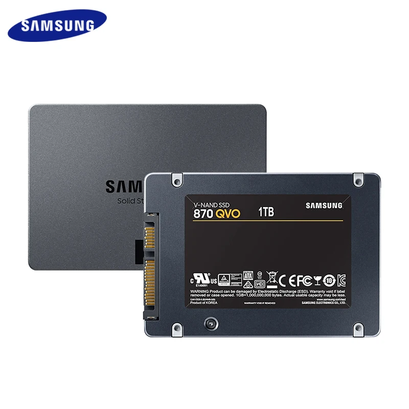 Samsung Ssd 870 Qvo Sata 2.5 "Unità A Stato Solido 1Tb 2Tb 4Tb Archiviazione Disco Rigido Disco Rigido Interno Hdd Ssd Sata Originale Per Pc