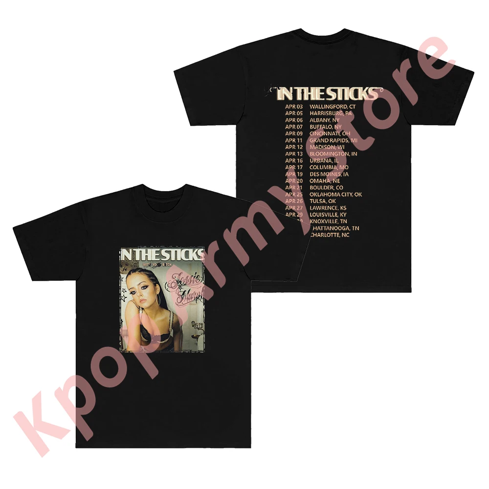Jessie Murph Live In The Sticks Tour Merch Tee Unisex Fashion Casual Logo T-Shirt Manica Corta