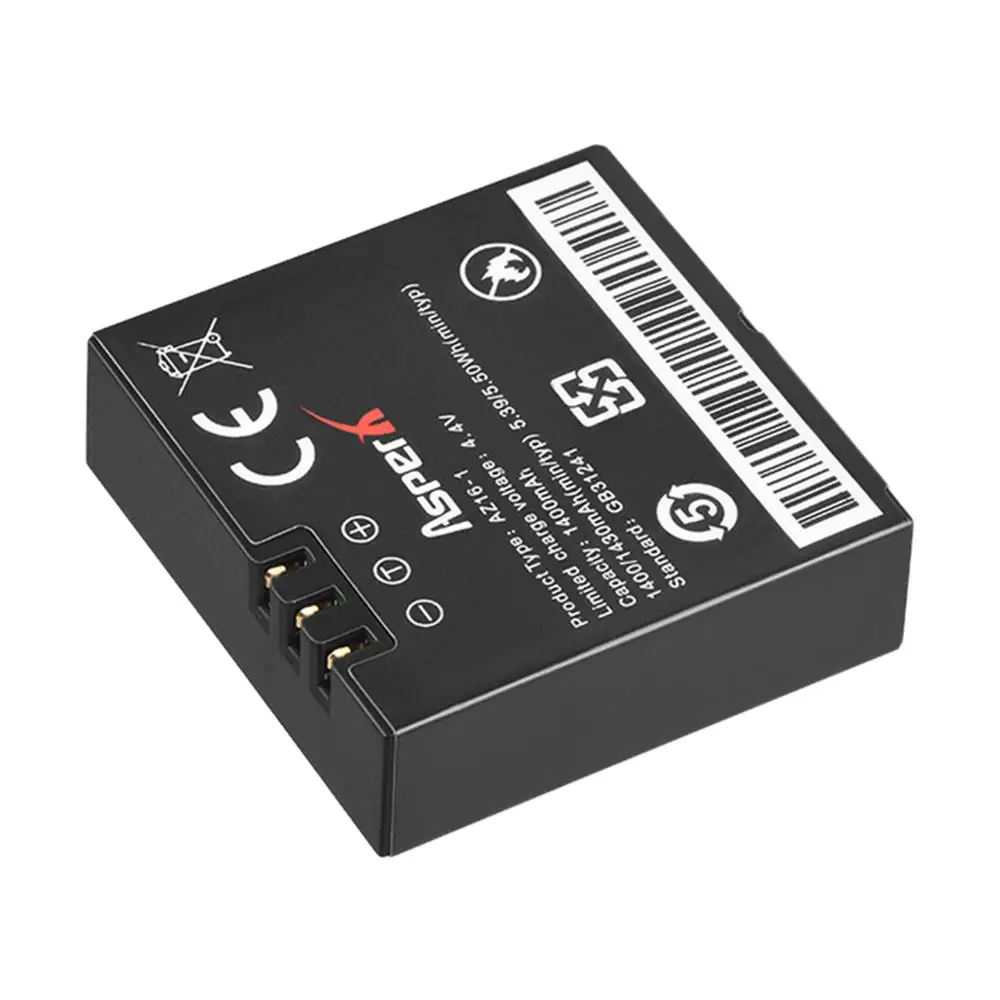 1400Mah Az16-1 Az16 1 Yi 4K Ii Bateria Sostituzione Batteria Per Xiaoyi 2 4K Action Camera Ii Xiaomi Yi Accessori