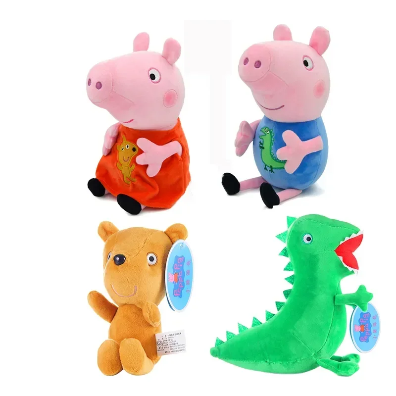 Peppa Pig Bambola Di Alta Qualità George Best Seller Maialino Famiglia Cartoon Filler Doll Decorazione Della Stanza Dei Bambini Regalo Divertente 19Cm
