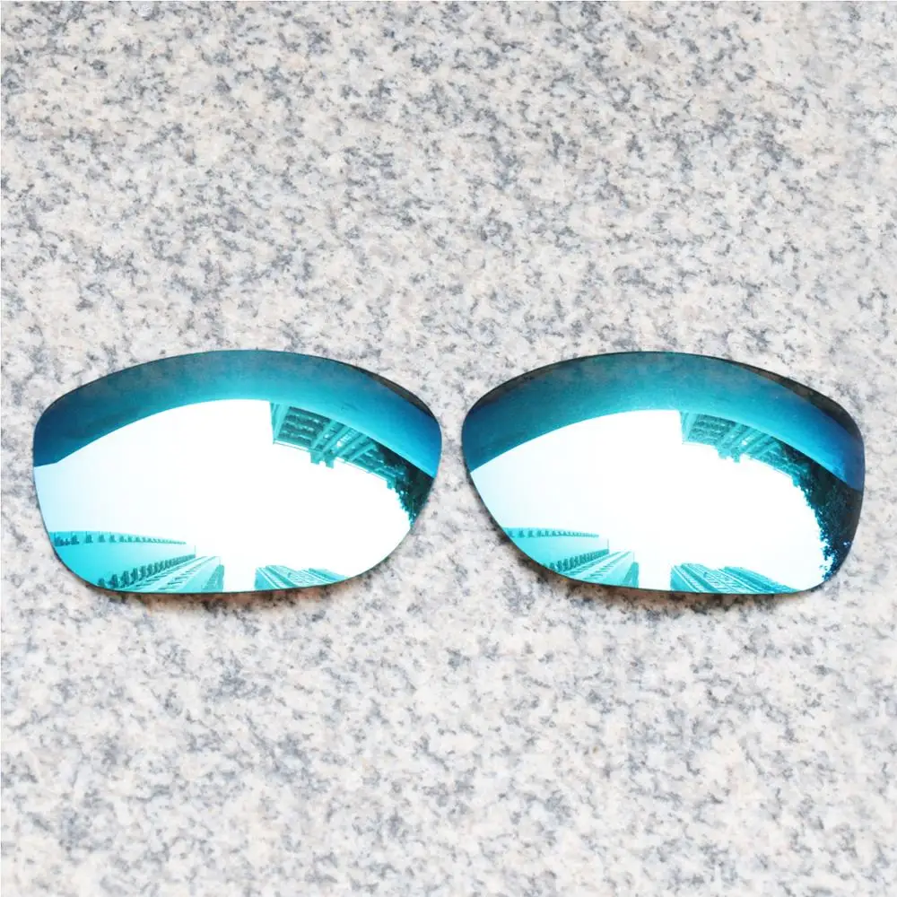 E.O.S Polarizzati Maggiore Lenti Di Ricambio Per Oakley Pit Bull Occhiali Da Sole-Ghiaccio Blu A Specchio Polarizzato