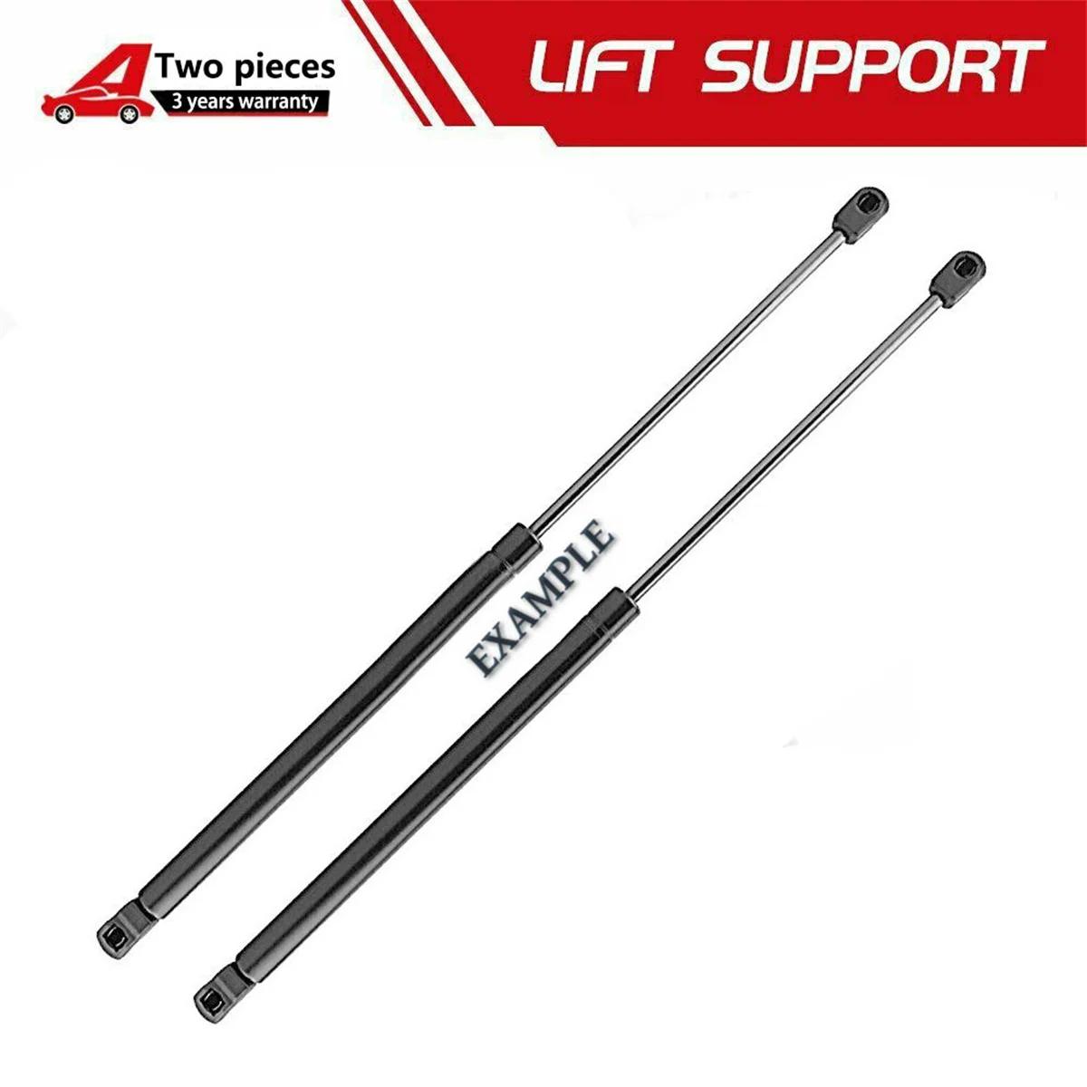 Qty2 4621 Supporti Sollevatore Cofano Anteriore Per Audi 100 200 5000 V8 Quattro Hood 4621 Lunghezza Estesa: 18.30"