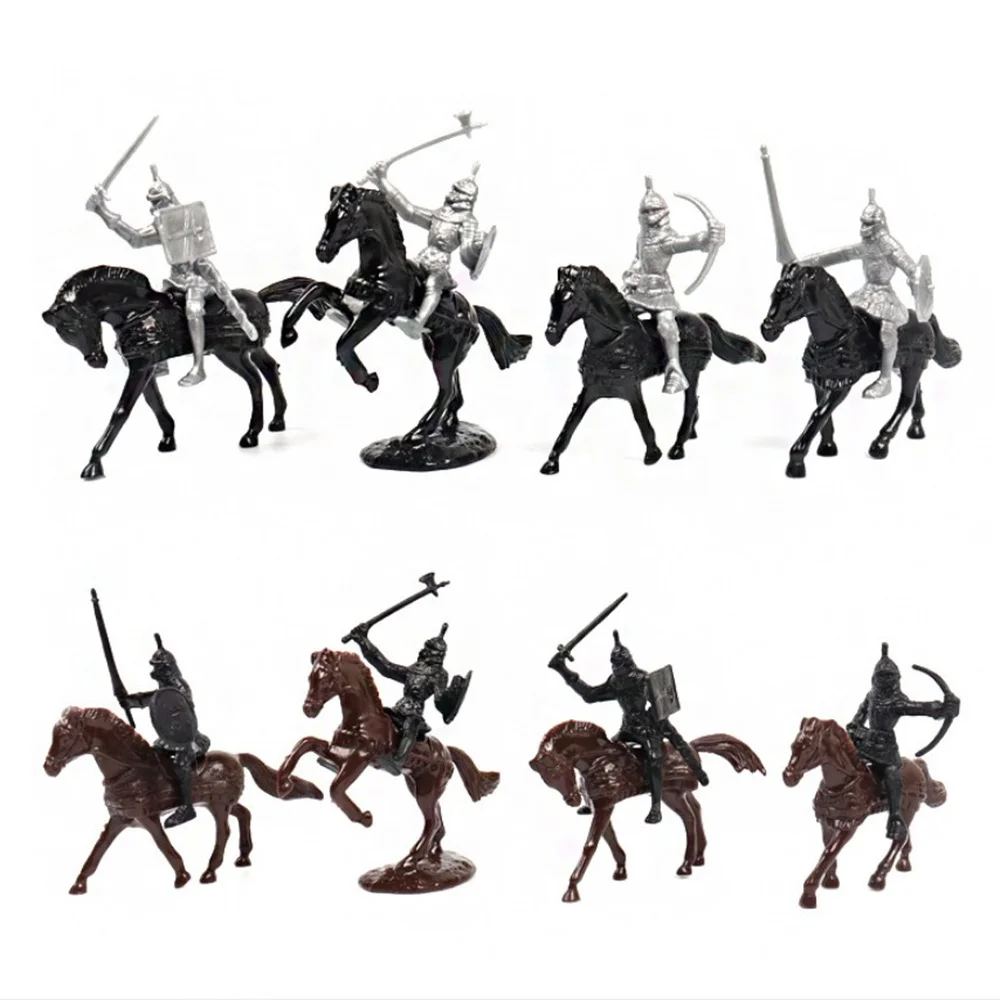 Simulazione Di Guerra Militare Medievale Warriors Ancient Soldier Archer Warriors Static Military Figures Model Set Completo Regali Per Bambini