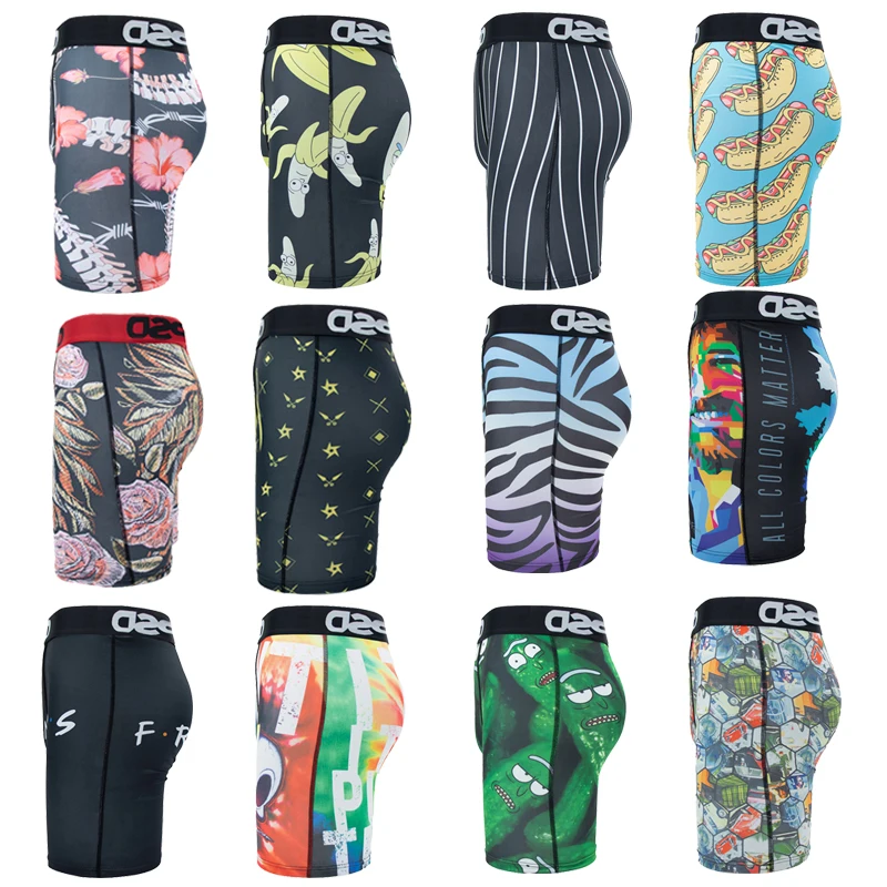 Sexy Men Boxer Underwear Seamless Mens Boxer Mutandine Da Uomo Mutande Plus Size Fashion Printed Man Boxer Slip Trunks
