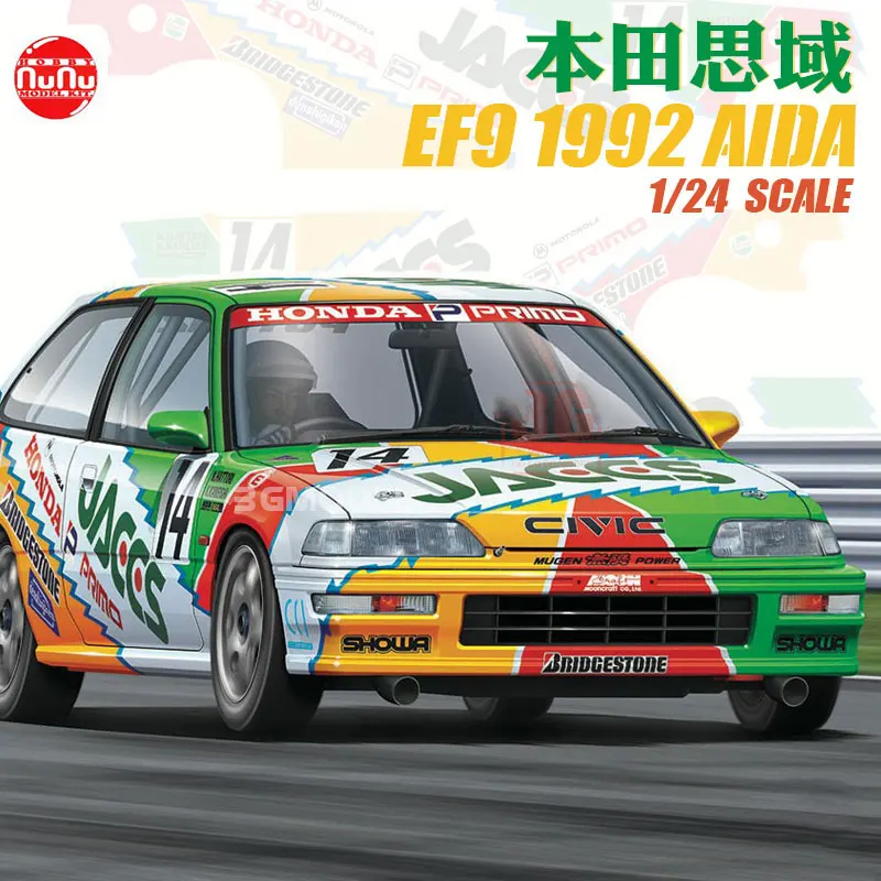 Kit Modello Di Assemblaggio Nunu Pn24021 Civic Ef9 1992 Aida Track 1/24