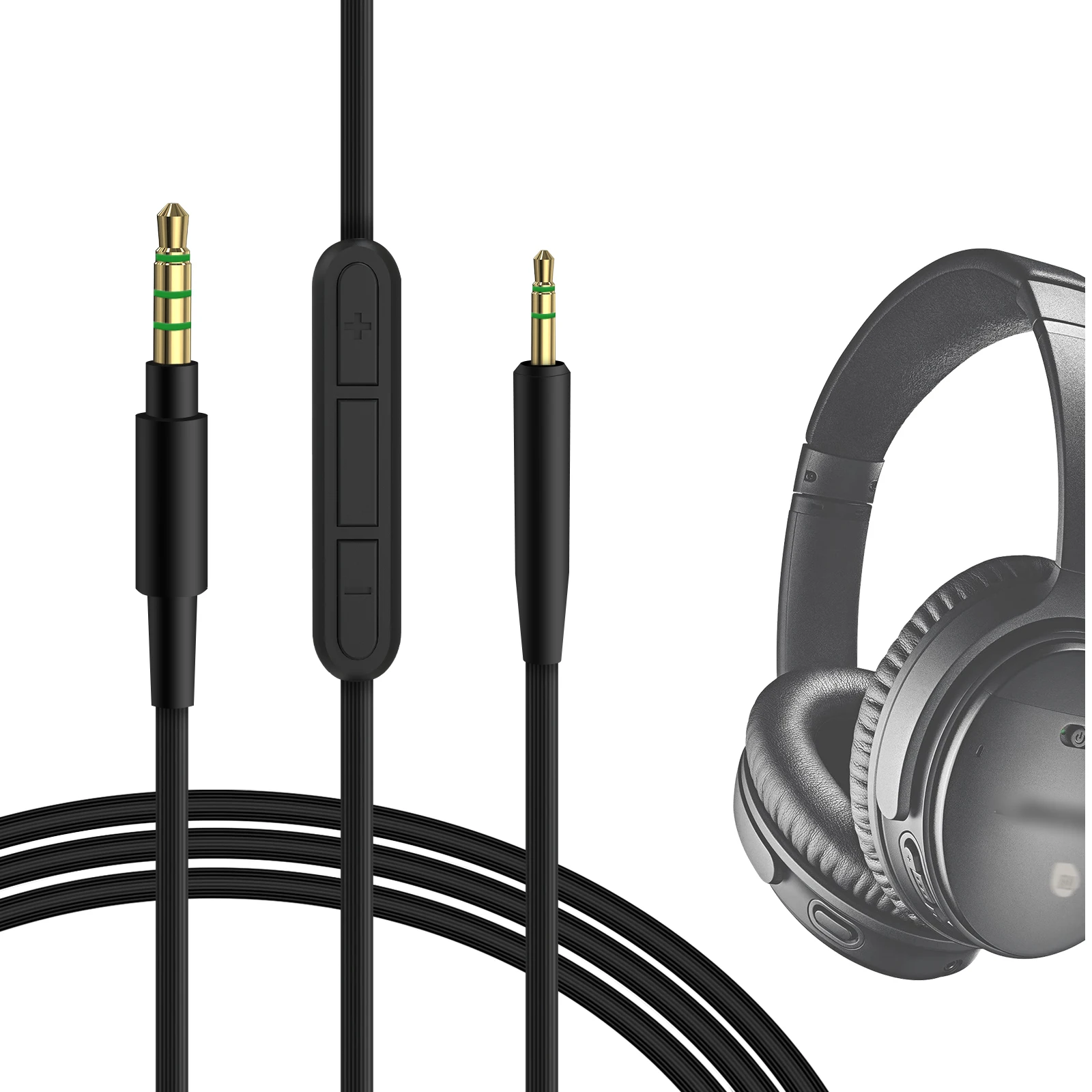 Cavo Audio Geekria Con Microfono Compatibile Con Cavo Bose Quietcomfort Se, Qcse, Qc45, Qc35 Ii, Qc35, Qc25, Anc700, Nc700