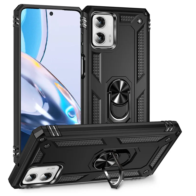 Per Motorola Moto G Power 5G 2023 Case Armor Custodia Antiurto Per Moto G Power 5G 2023 Magnet Car Holder Ring Case Cover