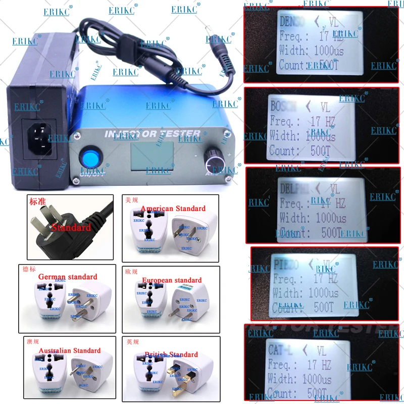 Erikc Cri100 Tester Iniettori Diesel Common Rail Multifunzione Usb Diesel Piezo (Tester Maschine