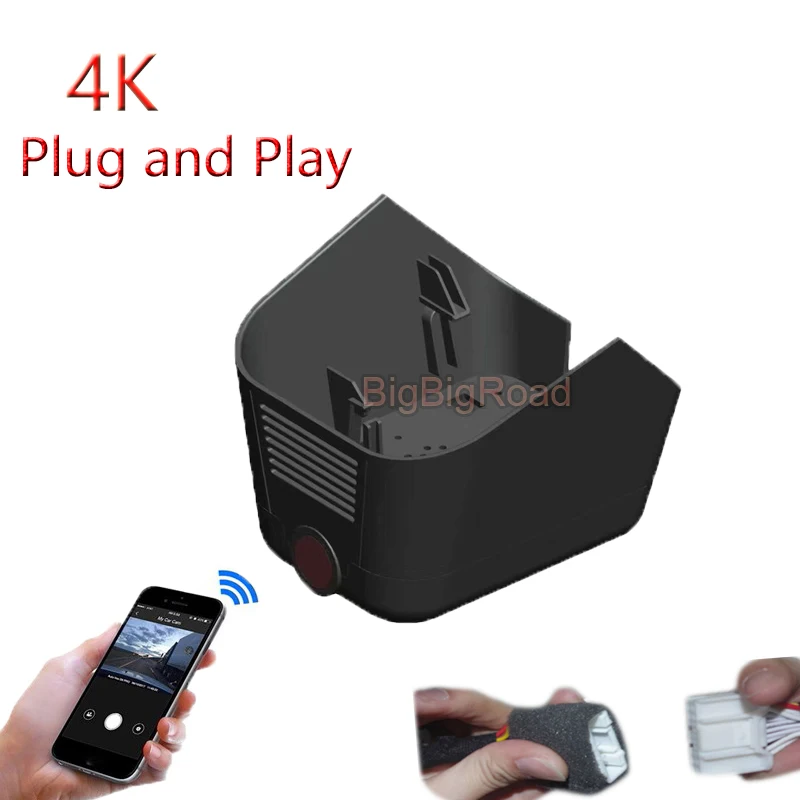 4K Plug And Play Per Jaguar Xel Xef Xe Xf F-Pace 2021 Car Wifi Dvr Driving Videoregistratore Dash Camera Black Box