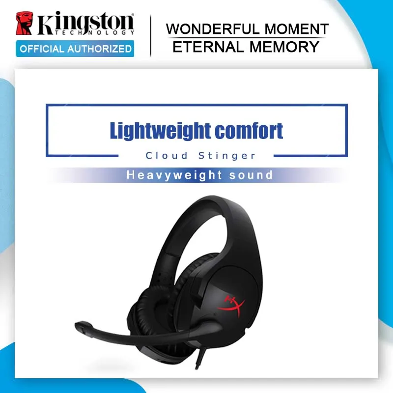 Kingston Hyperx Nube Stinger Gaming Headset Cuffie Con Un Microfono Microfono Mic Per Il Pc Ps4 Xbox Cuffie