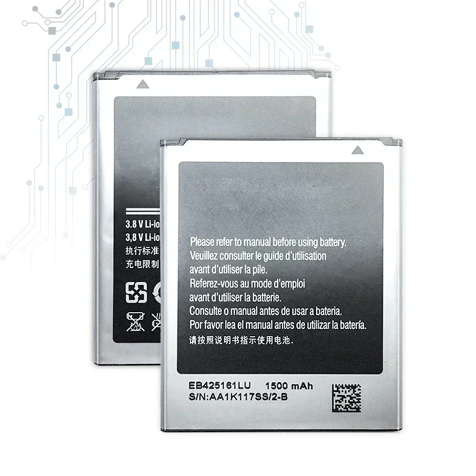 Eb425161Lu Batteria Per Samsung Galaxy Ace 2 I8160 Trend Duos S7562 S3 Mini I8190 S7580 Ace 2 3 Duos Gt-S7Gt-S7272 Telefono Bateria