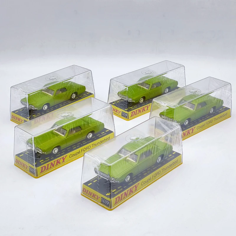 Lotto Di 5 Pezzi Atlas 1:43 Dinky Toys 1419 Coupé Ford Thunderbird Modellini Auto