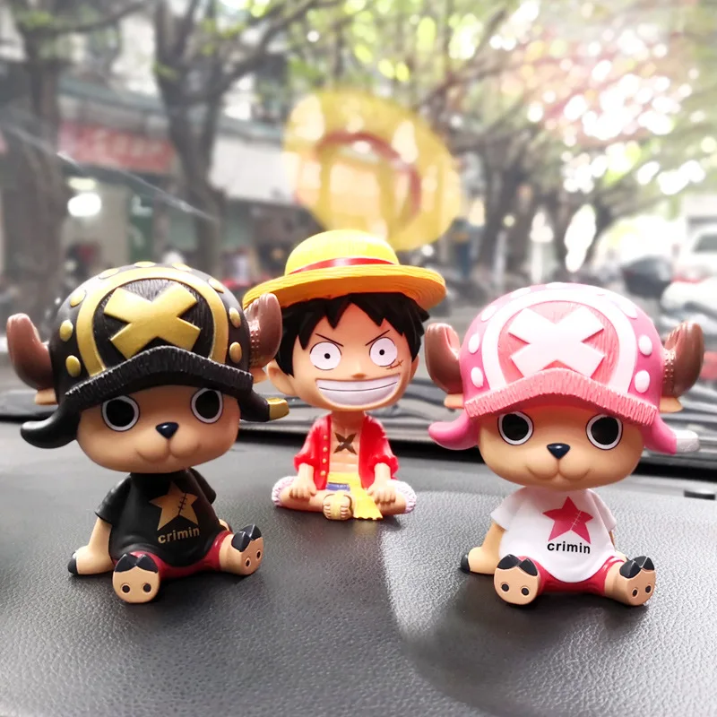 Anime Q Version Onepiece Rufy Zoro Character Model Decoration Collection Toy Action Figure