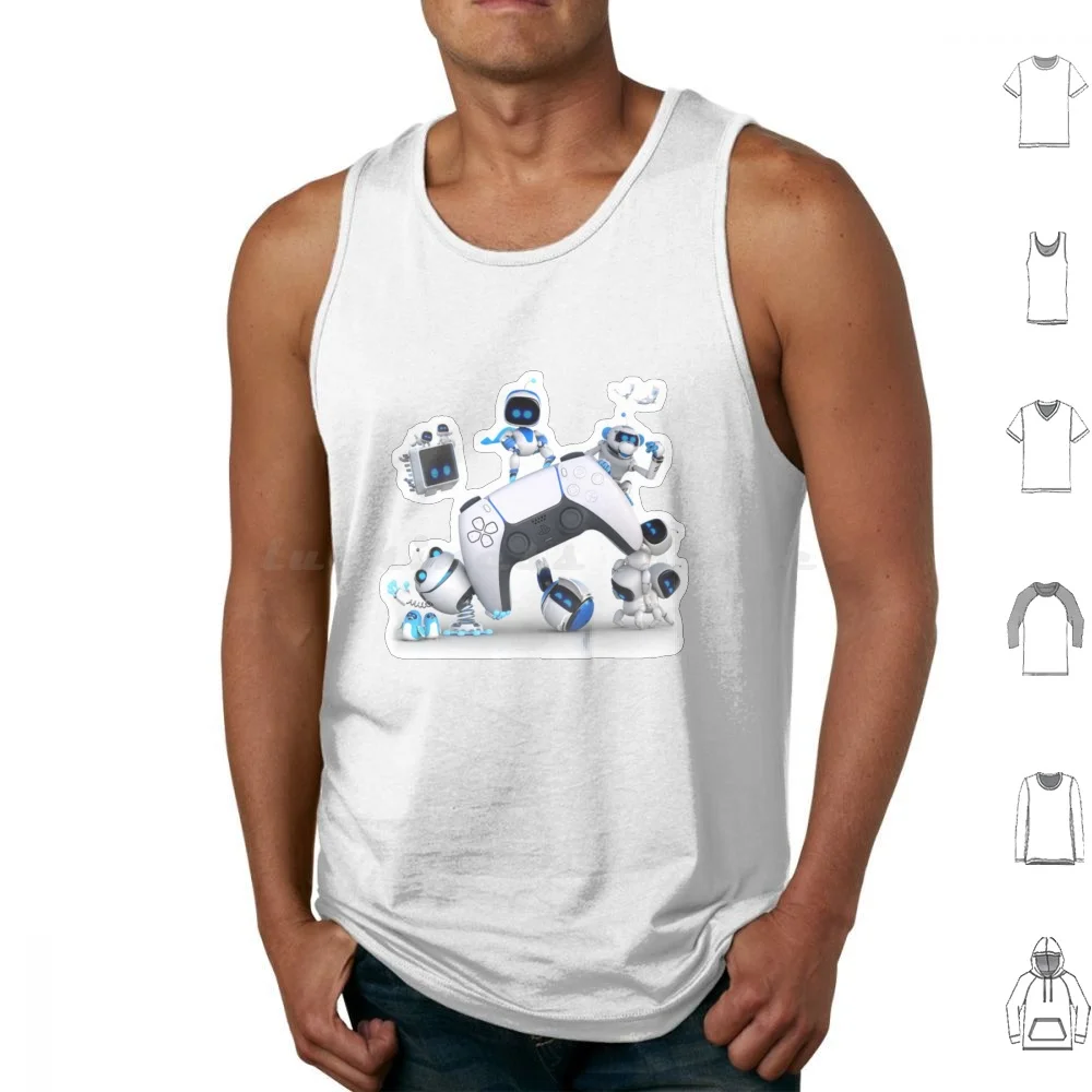 Astros Playroom Game Canotte Gilet Senza Maniche Astros Playroom Ps5 Astrobot Gaming Games Astro 5 Playroom Astro Bot Ps4