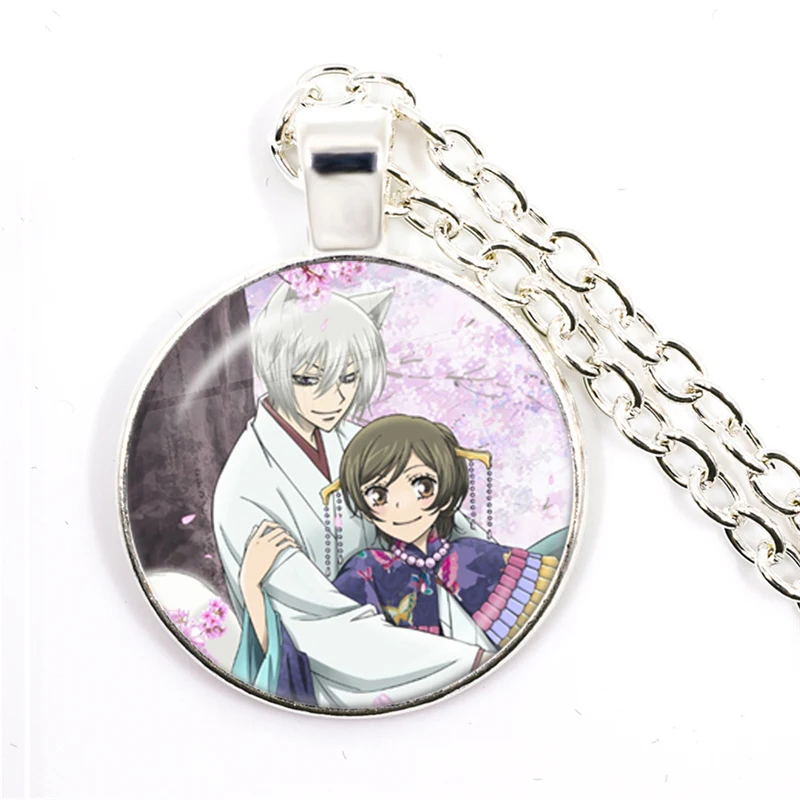 Anime Kamisama Love Kiss Collana Tomoe Momozono Nanami Cartoon Figure Glass Gem Pendenti Fans Collection Gioielli Regali