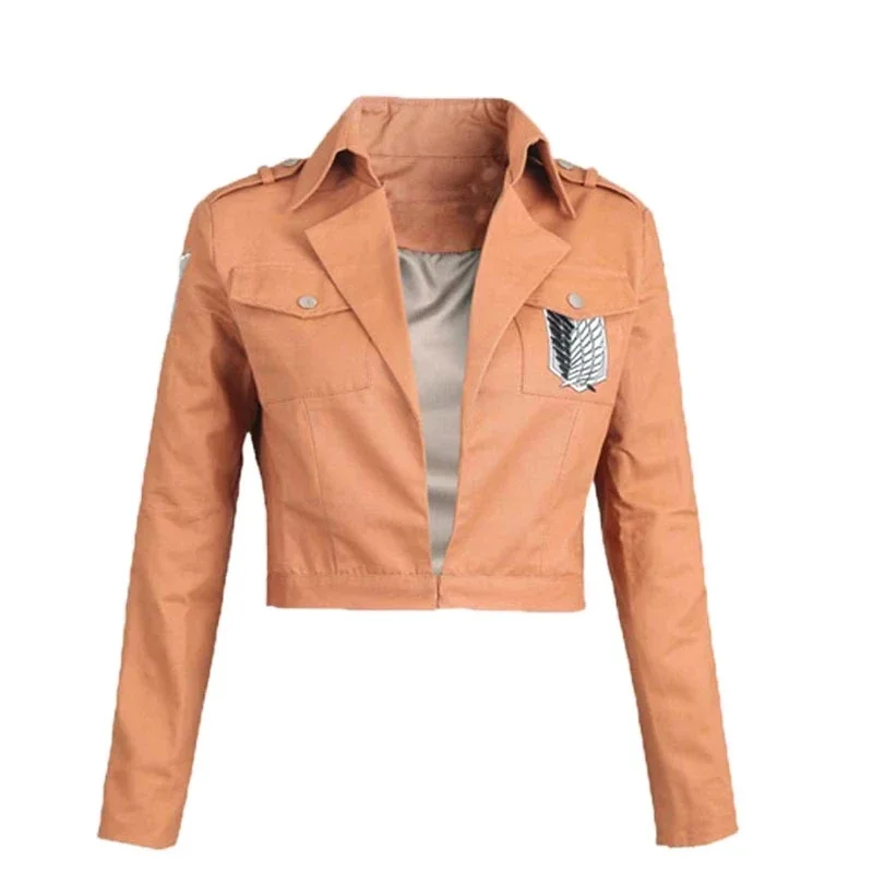 Attack On Titan Jacket Shingeki No Kyojin Jacket Legion Cosplay Costume Jacket Coat Qualsiasi Dimensione Alta Qualità Eren Levi