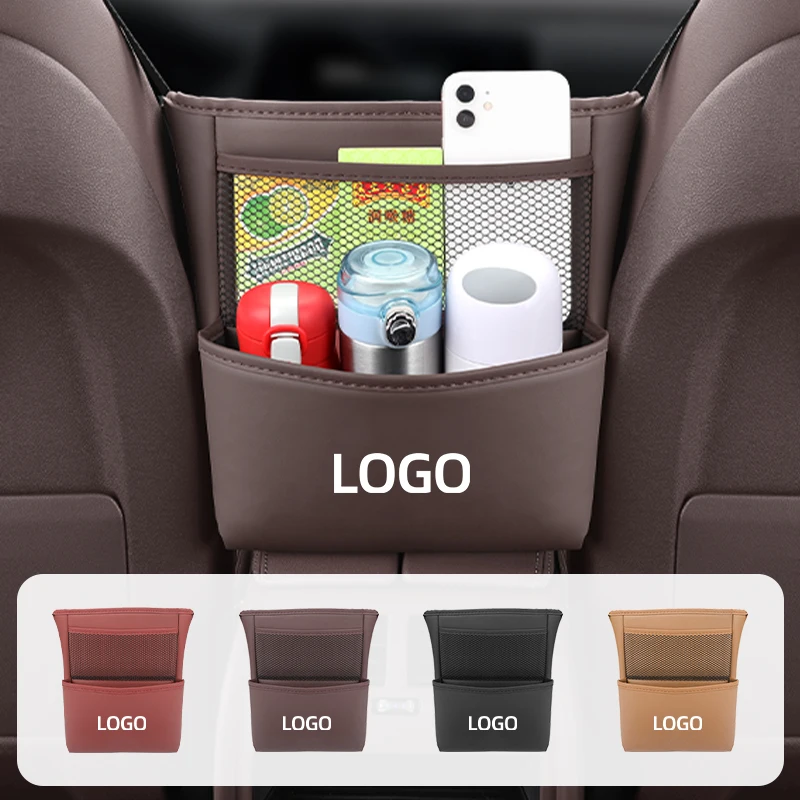 Seggiolino Auto Portaborse Napa Leather Seat Gap Storage Bag Per Mercedes Benz Amg A C E Class W201 W210 W108 W204 W205 W203 W211