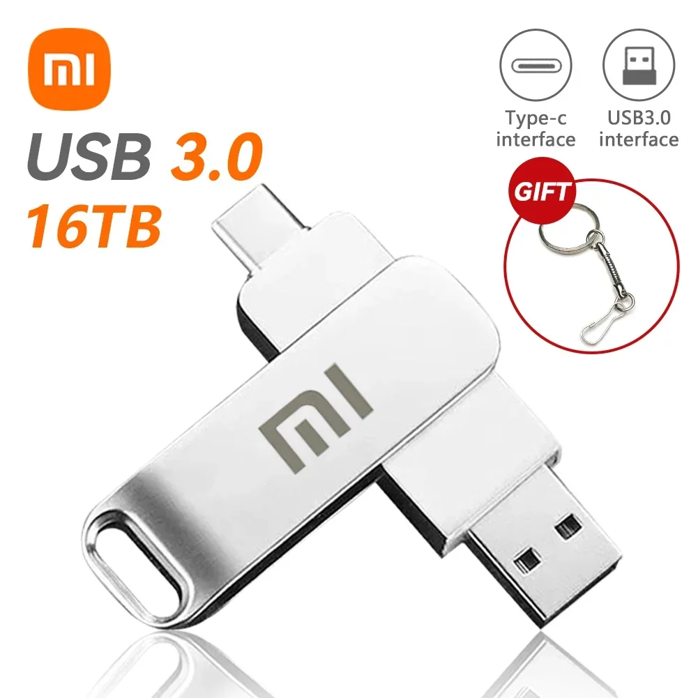 Xiaomi Usb 3.0 Pendrive 1Tb Pen Drive Ad Alta Velocità 2Tb Chiavette Usb Impermeabili In Metallo 16Tb Type-C Memoria Usb Stick 2023