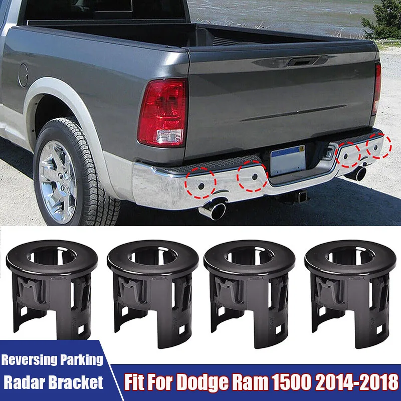 4 Pezzi Di Retromarcia Per Auto Sensore Radar Di Parcheggio Staffa Di Supporto Per Dodge Ram 1500 2014-2018 Accessori Per Auto Staffa Radar Di Poppa