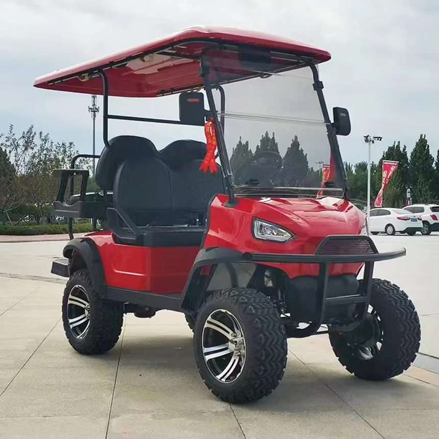 Factory Custom Brand New Road Legal 5000W Kit Di Conversione Del Motore Alimentato Elettrico Off Road Beach Golf Cart Pneumatici Fuoristrada