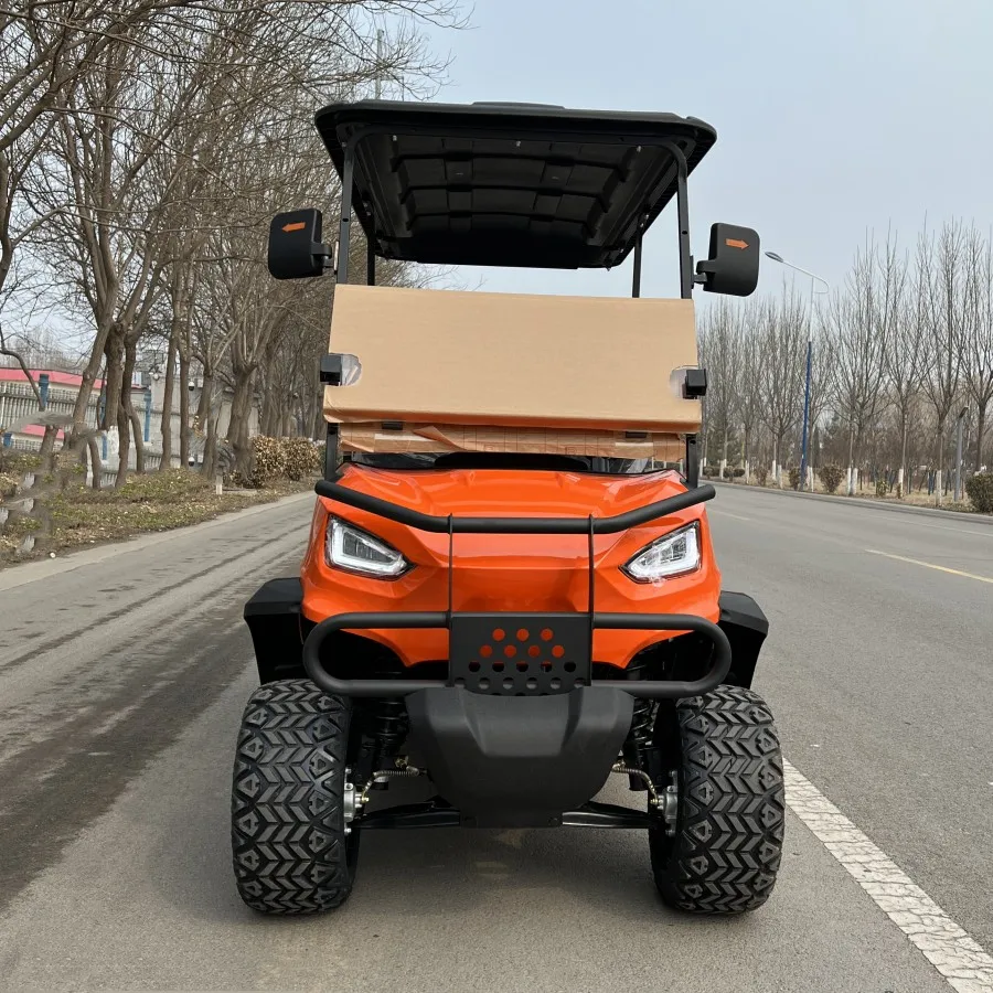 Cina 72 Volt 4 Persone Elettrico Adulto Golf Cart Buggy Batteria Al Litio Golf Buggy 5Kw Motore Carrello Elettrico