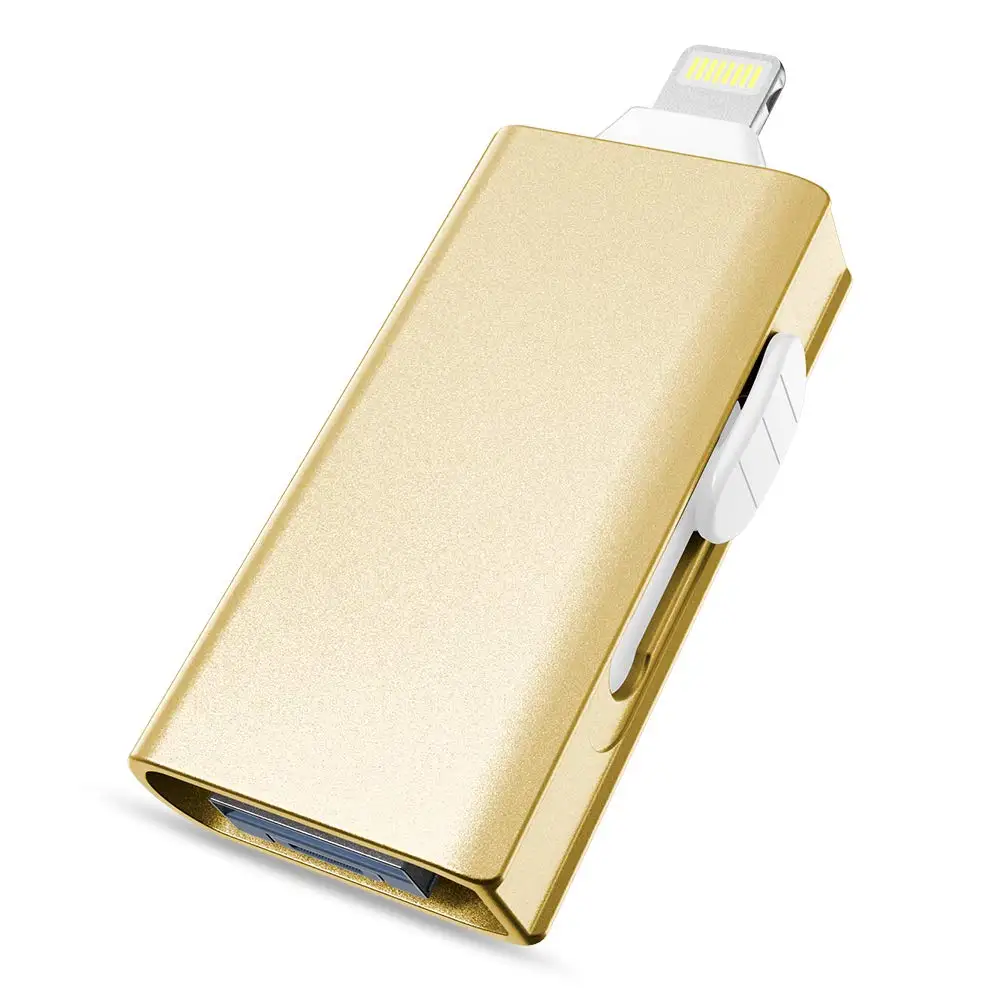 Otg Usb Flash Drive Usb 3.0 Flash Hd Pen Drive Per Il Iphone/Ipad/Android Smartphone/Tablet/ Pc 16 Gb 32 Gb 64 Gb 128 Gb Pendrive 256 Gb