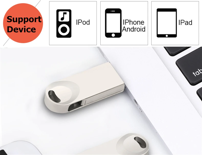 3 In 1 64Gb 32Gb Usb Flash Drive Otg Pendrive 3.0 128Gb Flash Drive Da 256Gb Per Iphone Ipad Android Phone