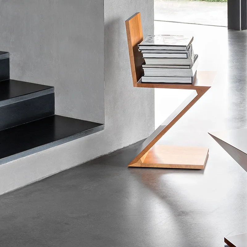 Chau Chen Home Zig Zag Chair Sedia Con Schienale Antico In Legno Massello Sedia Da Pranzo Vintage Di Design