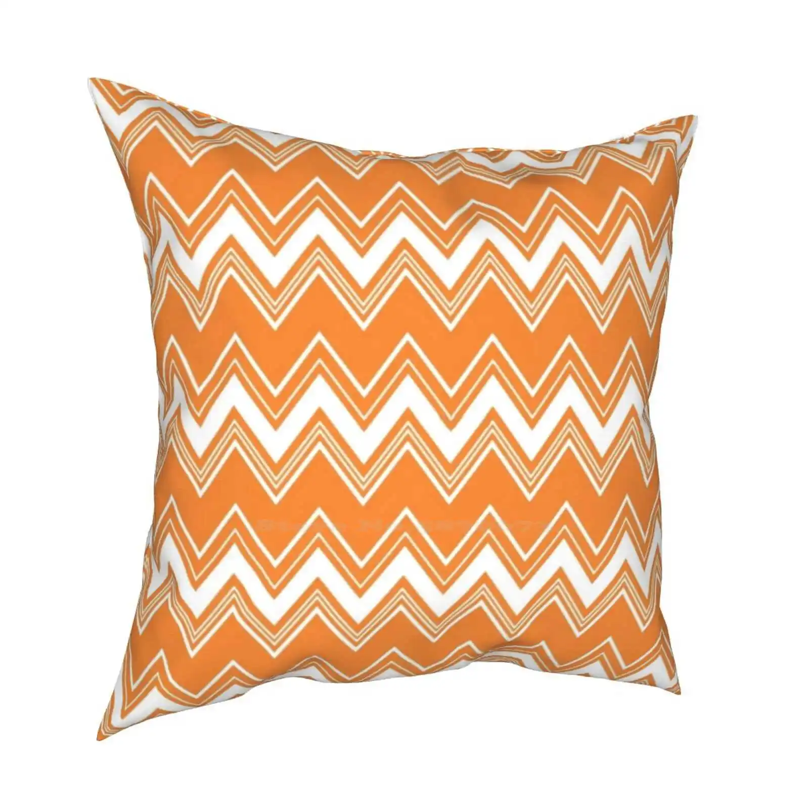 Federa Morbida E Confortevole Con Motivo Chevron Arancione Bianco Chevron Zig Zag Zig Zag Es Motivo Grafico Grafico
