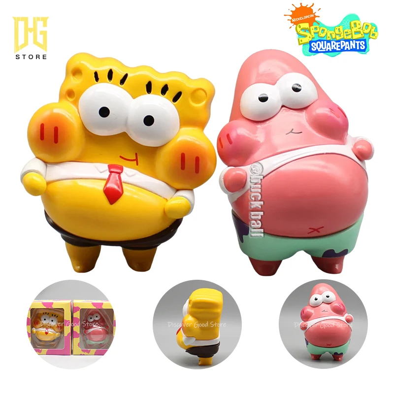 10Cm Spongebob Squarepants Figure Patrick Star Figurine Statua In Pvc Cute Squarepants Modello Patrick Star Doll Spongebob Compleanno