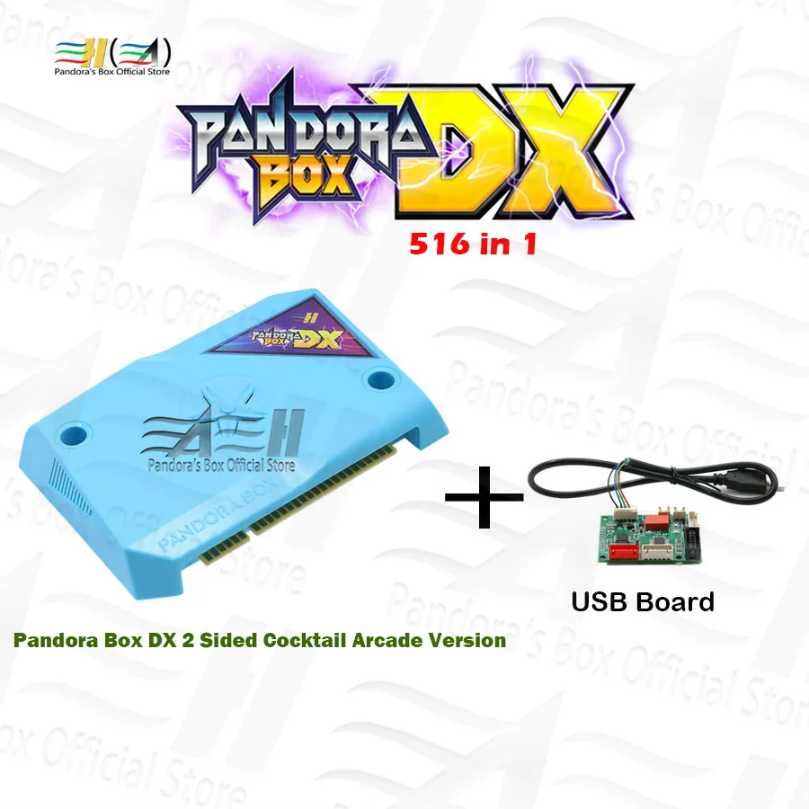2021 Pandora Box Dx 2 Lati Cocktail Arcade Machine Board 516 In 1 Arcade Game 2 Giocatori Versione Trackball Per Cocktail Cabinet
