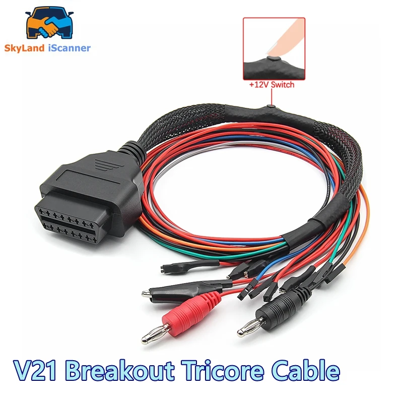 Adattatore Diagnostico Obd2 Delle Migliori Qualità Mpps V21 Ktm Obd Breakout Cavo Tricore Ecu Pinout Cable Colored Mpps V21