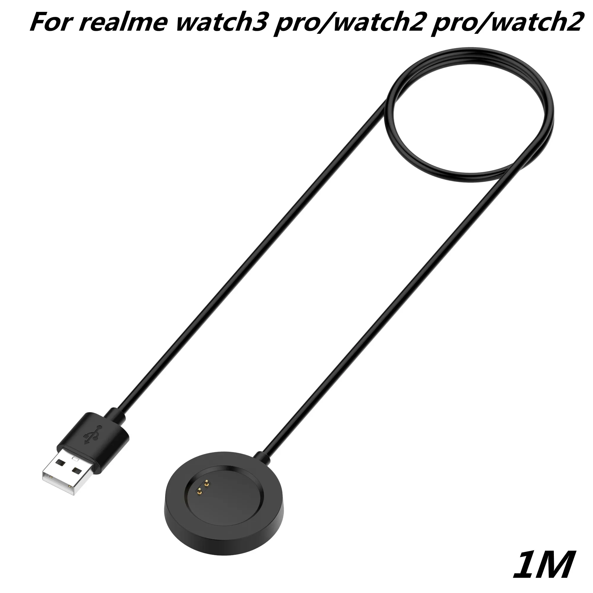 1Pc Universal Smart Watch Charger Cord Magnetic Charging Cable Forrealme Watch3 Pro/Watch2Pro/Watch2 Usb Charger For Smart Watch