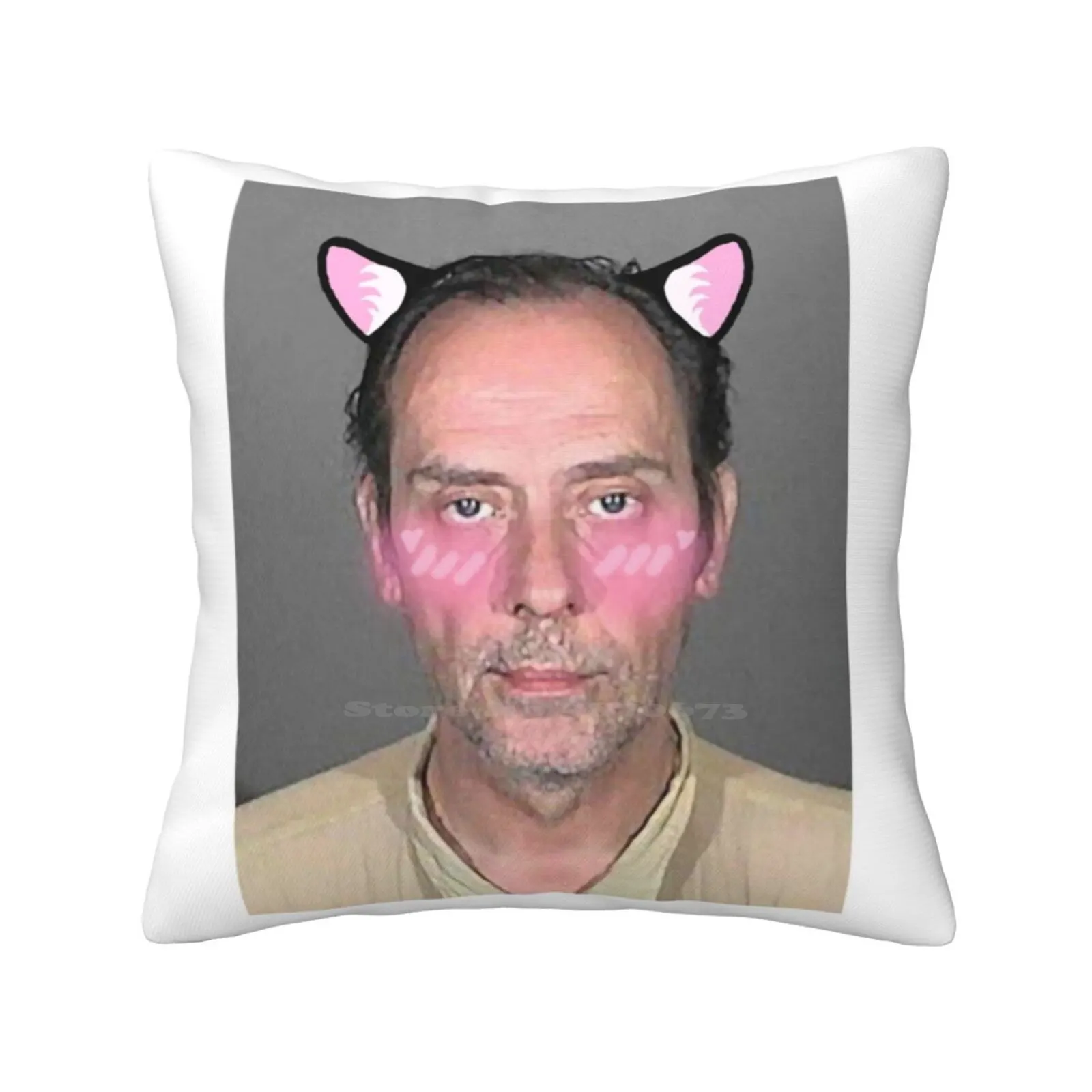 Catboy Peter Murphy'S Mugshot Cuscini Caso Camera Da Letto Decorazione Della Casa Peter Murphys Mugshot Catboy Peter Murphy Gothic Gooth
