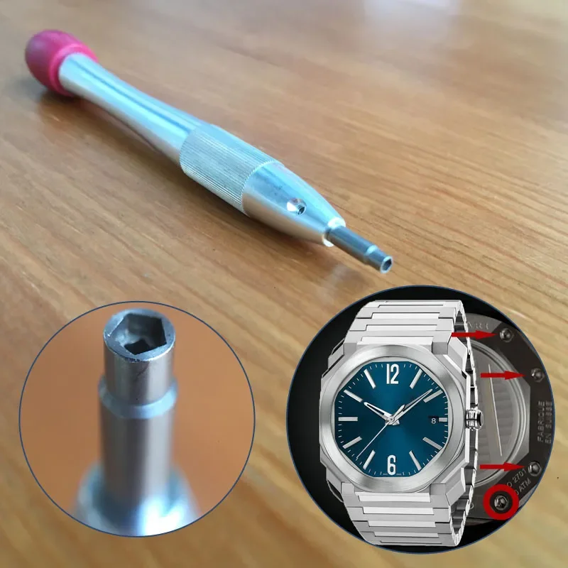 Cacciavite Interno Regolare Con Manicotto Pentagono Per Bvl Octo Gari 38Mm Vite Posteriore Per Orologio Automatico Strumenti Per Parti Aperte