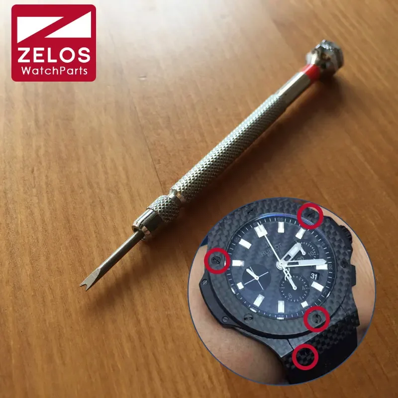 Cacciavite H Da 2.0Mm Per Rimuovere Il Mozzo Hublot Watch Case Bezel Screw Opener O Change Watch Band /Strap /Belt Parts Tools