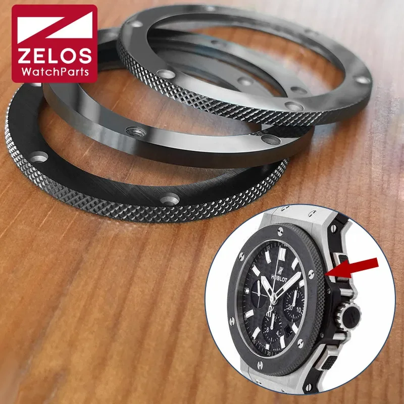 Hub Ceramic Watch Bezels Inserti Per Hub Hublot Big Bang 44Mm Automatic Watch Bezel Loop Parti Di Ricambio Strumenti