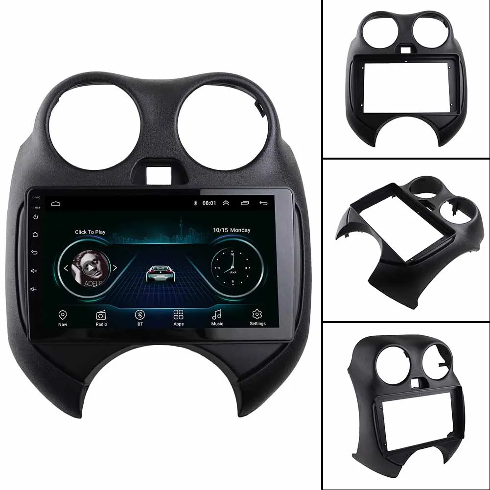 Fascia Autoradio Per Nissan Micra/March(K13) 2010-2013 Kit Telaio Pannello Cruscotto Telaio Di Navigazione Accessori Auto
