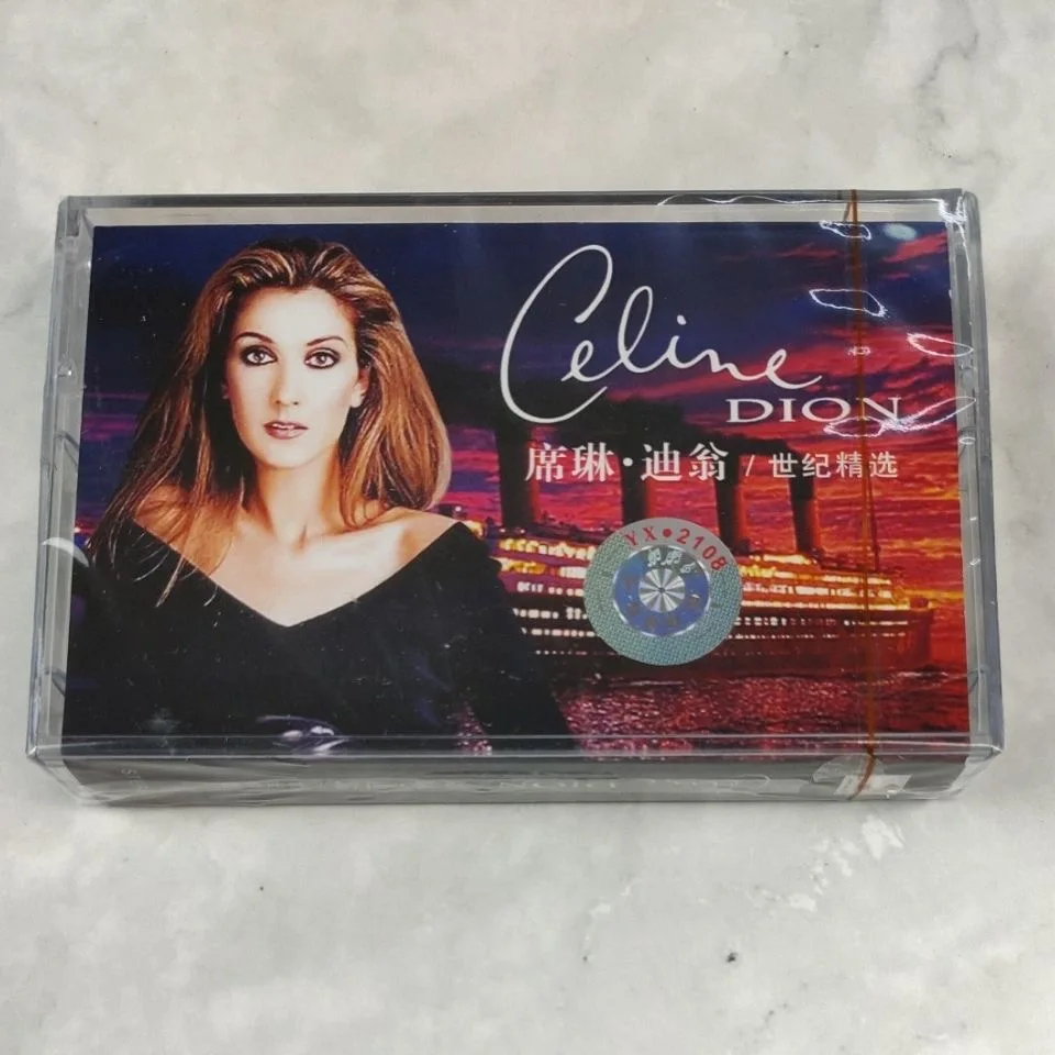 Celine Dion Music Magnetic Tape Greatest Hits Album My Heart Will Go On Cassette Cosplay Walkman Car Recorder Colonna Sonora Box