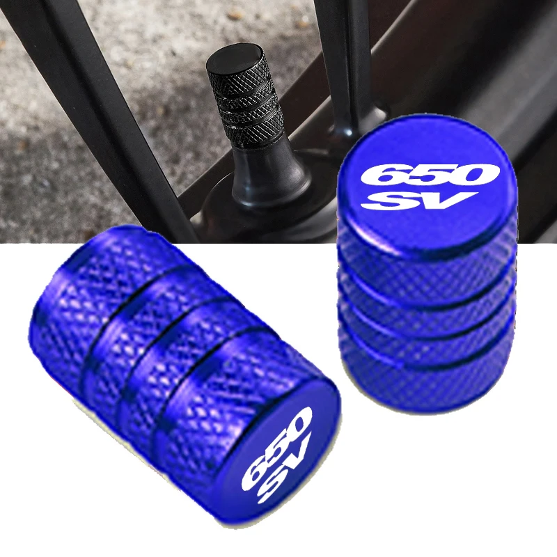 Tire Valve Caps Tyre Stem Covers Airdust Waterproof For Suzuki Sv650 Sv 650 Sv650X Sv650S Motorcycle Accessories